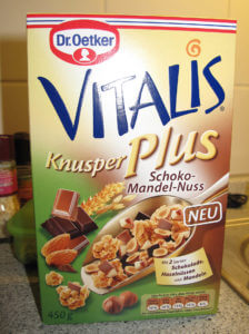 Dr. Oetker Vitalis Müsli klebte zusammen - hier der Ersatz