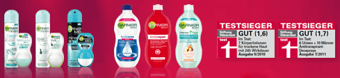 Garnier Geld Zurück Aktion für 2 Produkte