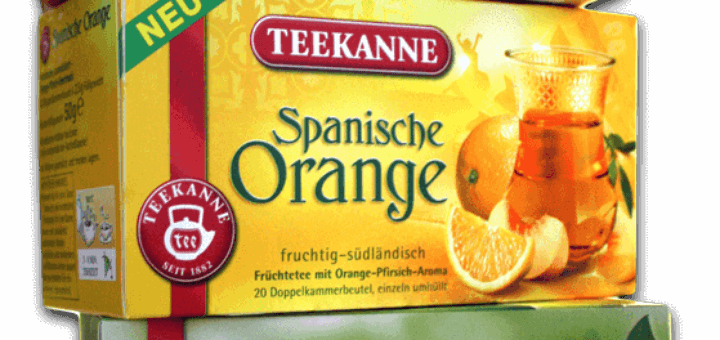 Teekanne Sorten: Spanische Orange, Teekanne Landlust und Grüner Tee