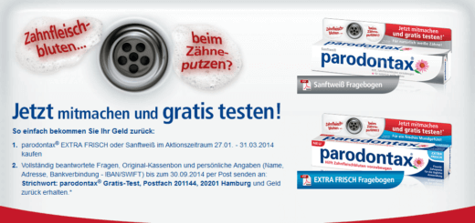 parodontax Cashback Wochen