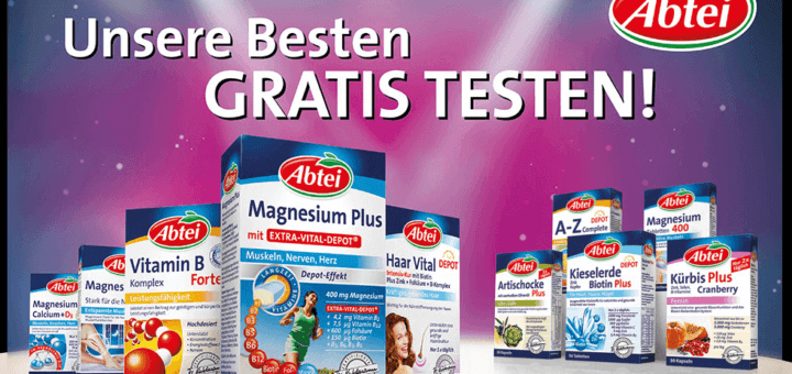 3 Abtei Produkte gratis testen und Geld zurück bekommen